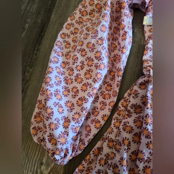 J.CREW V-neck cotton poplin mini dress in peony paisley, 14 - Picture 12 of 16